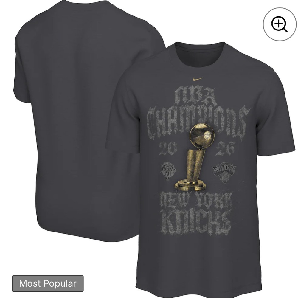 New York Knicks Nike NBA Finals Champions Limited Edition Locker Room T-Shirt L